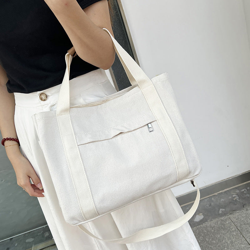 Women’s Canvas Tote Bag – High Quality Large Capacity Shoulder Handbag