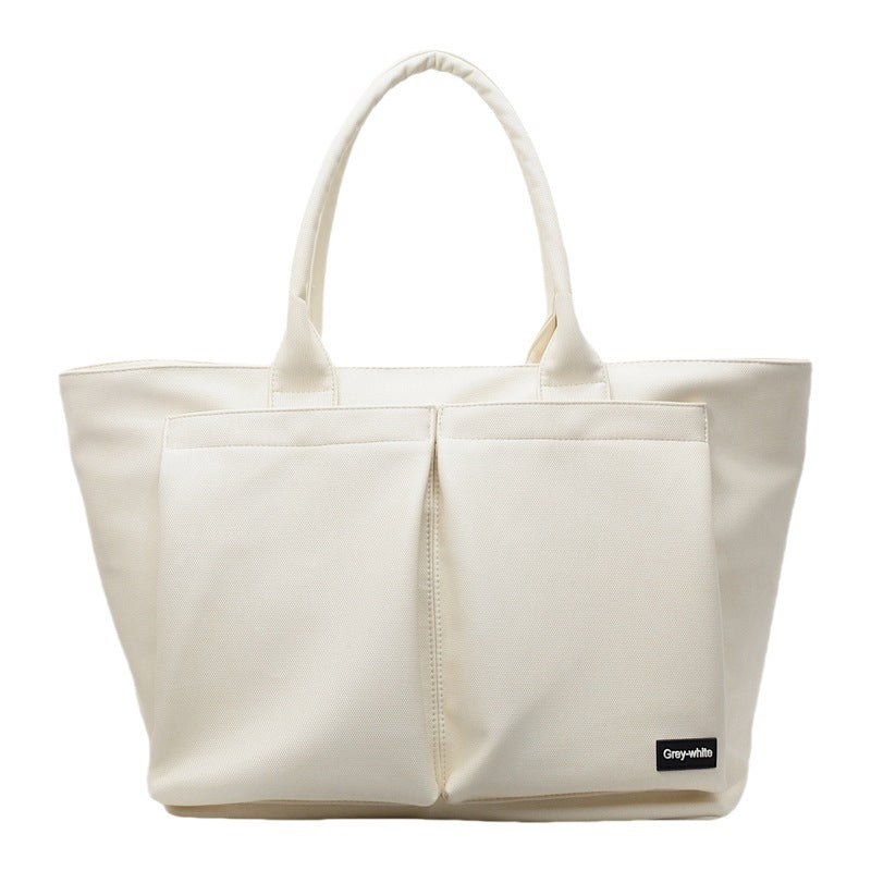 Lightweight Shoulder Bag – Sporty Casual PU Tote for Everyday Use