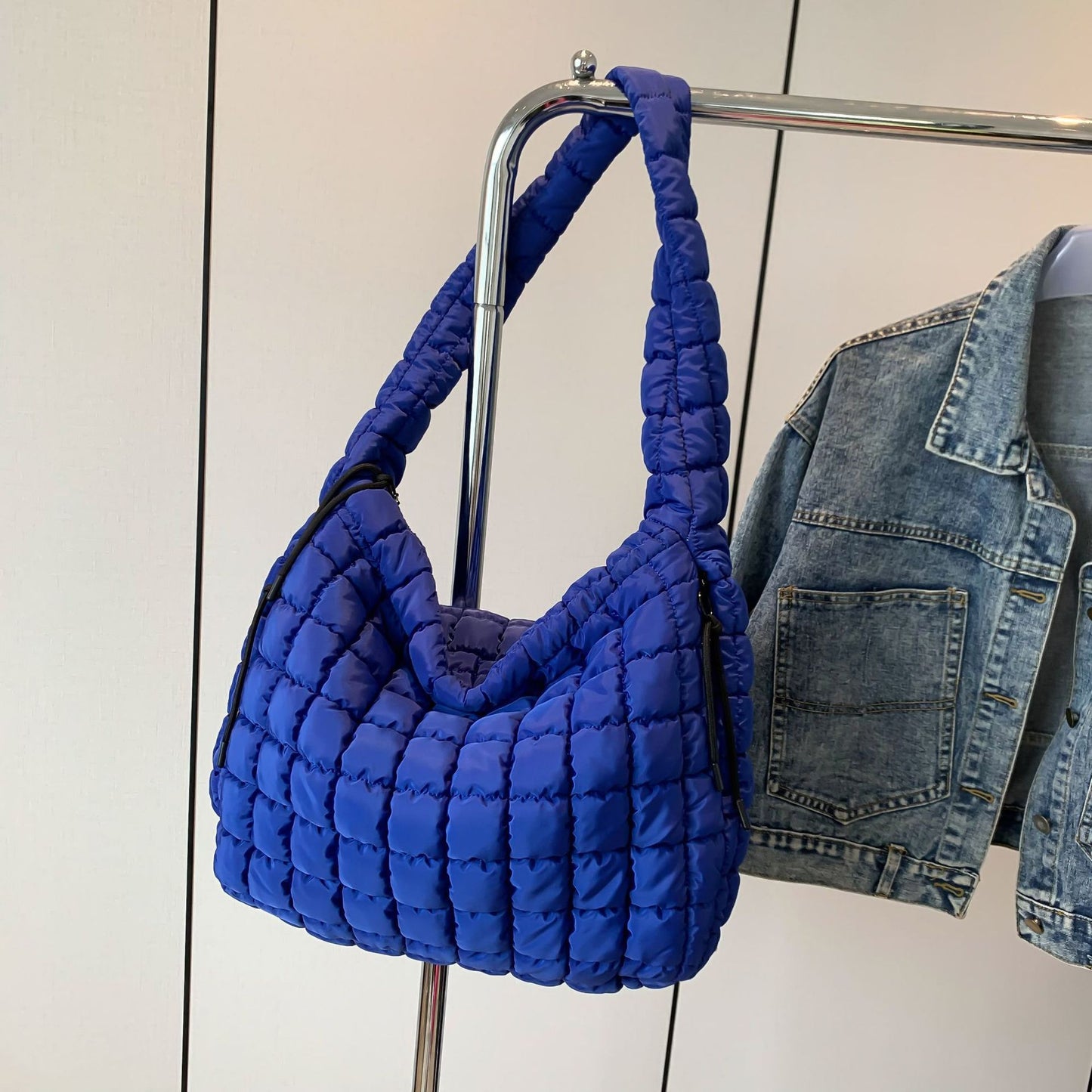 Pleated Cloud Shoulder Bag – Women’s Fashion Large Crossbody Tote