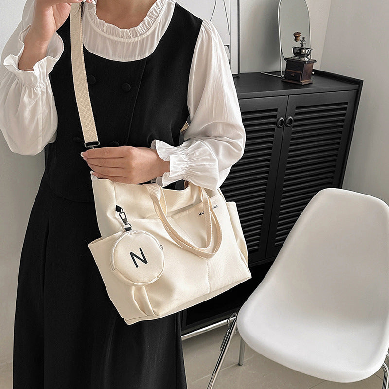 Canvas Tote Crossbody Bag – Women’s Shoulder & Messenger Handbag