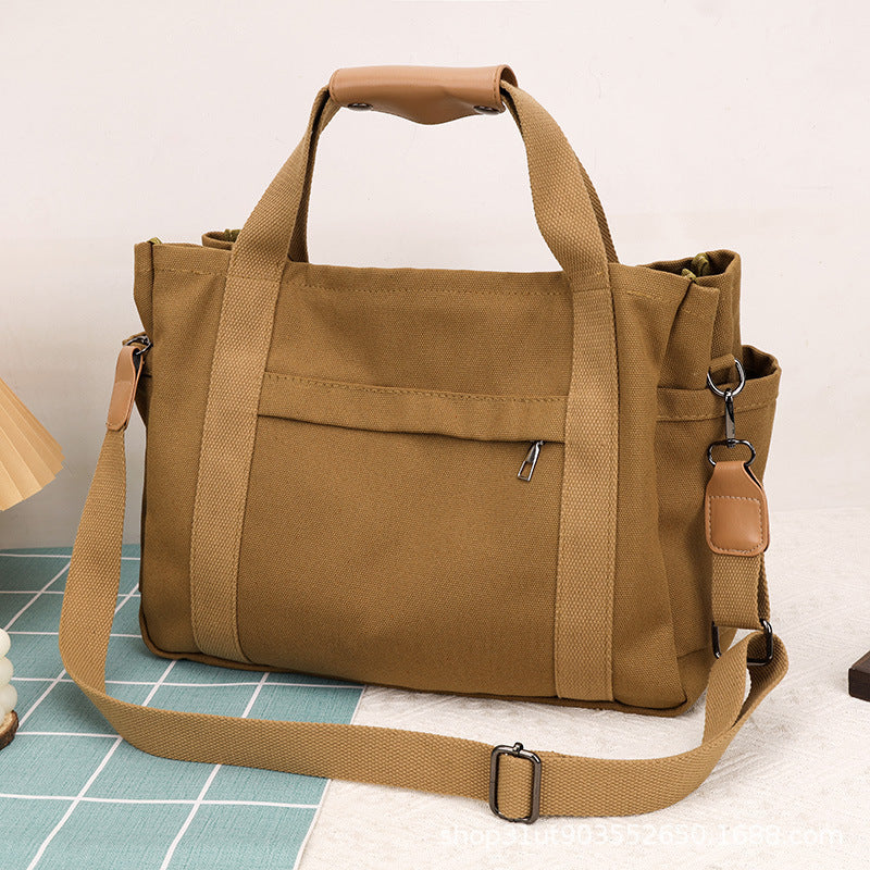 Women’s Canvas Tote Bag – High Quality Large Capacity Shoulder Handbag
