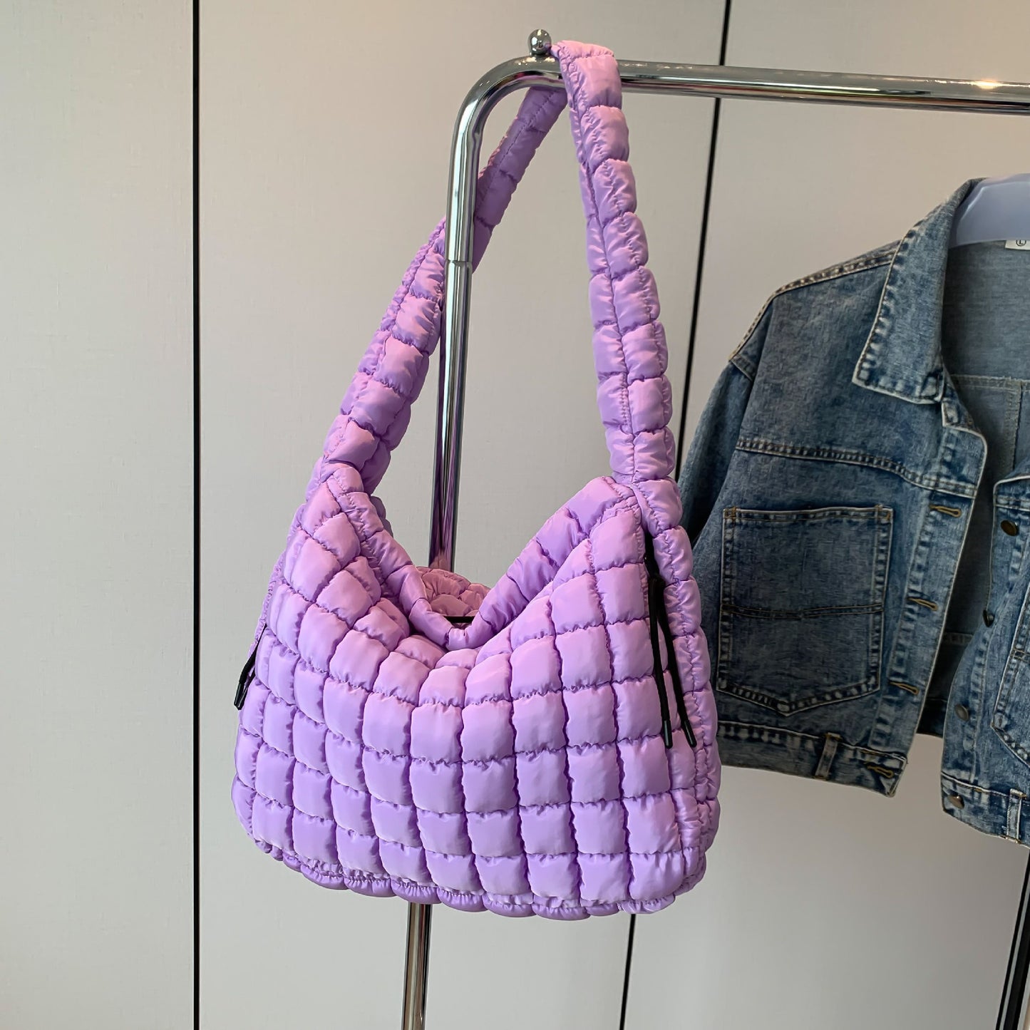 Pleated Cloud Shoulder Bag – Women’s Fashion Large Crossbody Tote