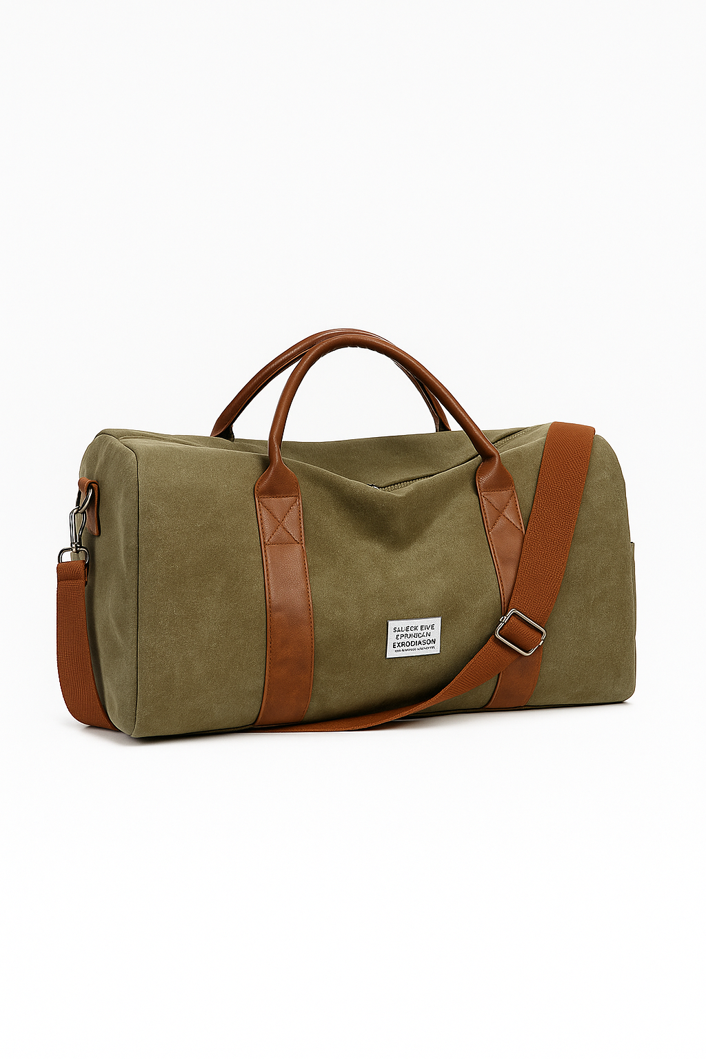 Folding Canvas Travel Tote Bag – Large Capacity Shoulder & Crossbody Bag