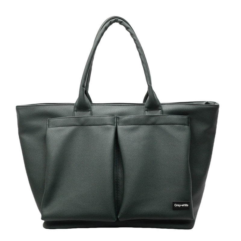 Lightweight Shoulder Bag – Sporty Casual PU Tote for Everyday Use