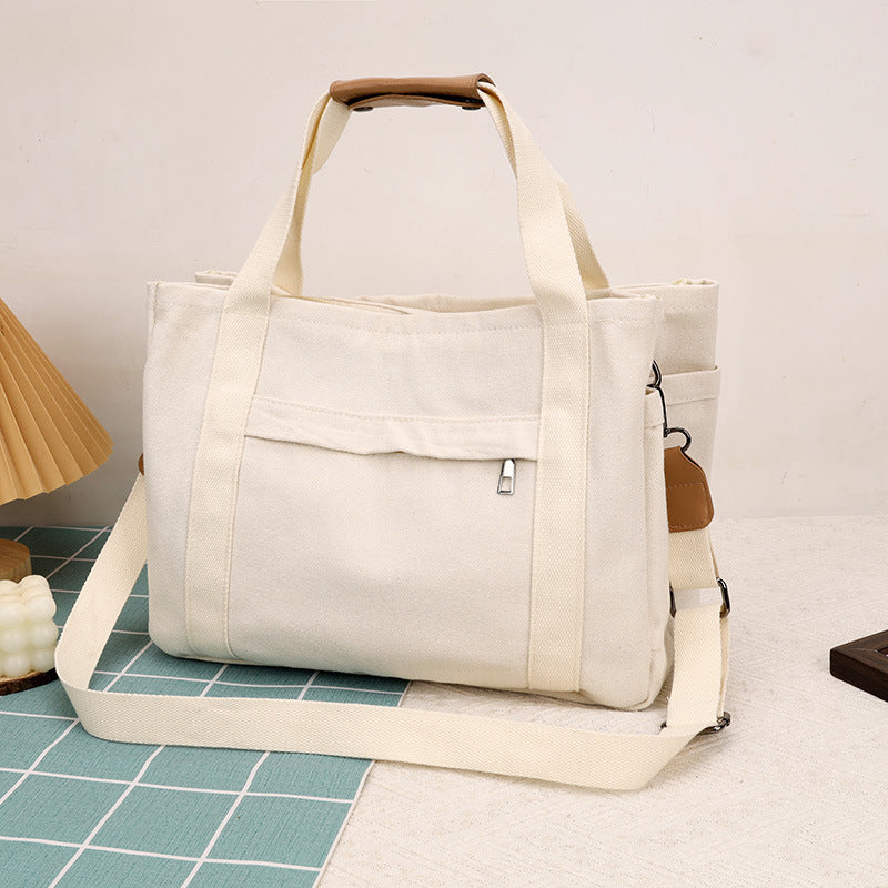 Women’s Canvas Tote Bag – High Quality Large Capacity Shoulder Handbag