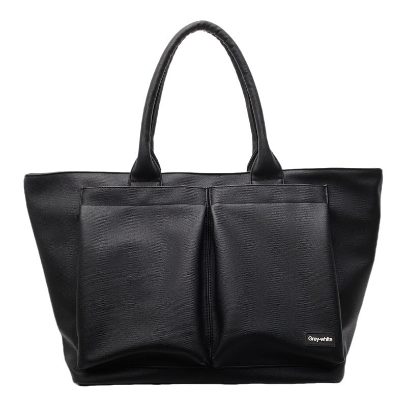 Lightweight Shoulder Bag – Sporty Casual PU Tote for Everyday Use