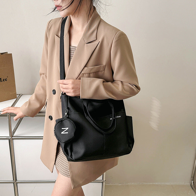 Canvas Tote Crossbody Bag – Women’s Shoulder & Messenger Handbag