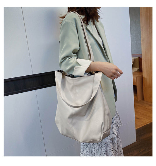 Retro Messenger Tote – Women’s Casual Large Capacity Handbag