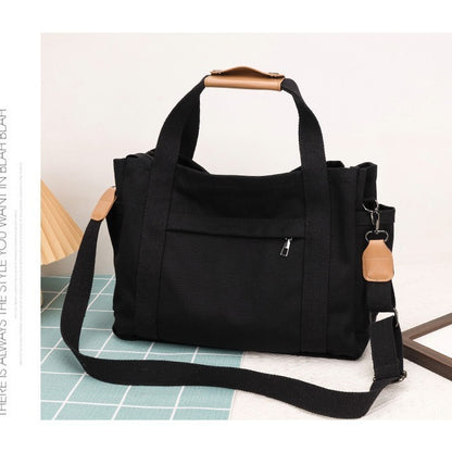 Women’s Canvas Tote Bag – High Quality Large Capacity Shoulder Handbag