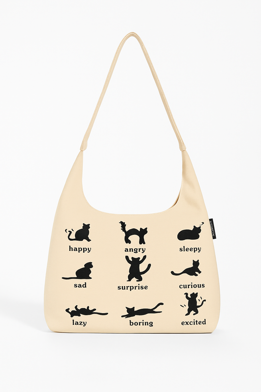 Women’s Canvas Shoulder Bag – Japanese Korean Summer Tote Handbag