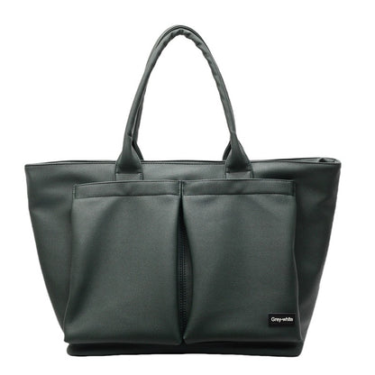Lightweight Shoulder Bag – Sporty Casual PU Tote for Everyday Use